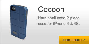 Cocoon - Hard shell case 2-piece case for iPhone 4 & 4S - Learn More